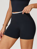Color Block Shorts with White Waistband | InnoExplore Custom