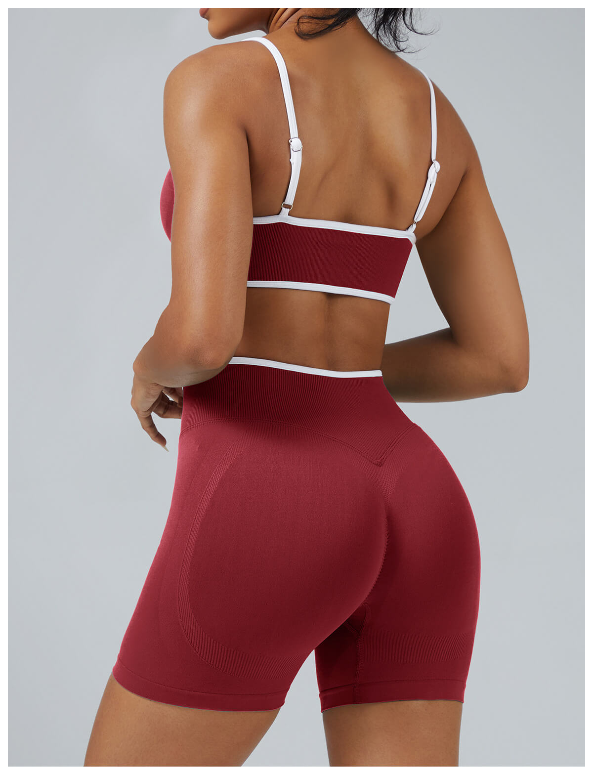 Custom Seamless Sports Bra - Removable Pads Adjustable Straps