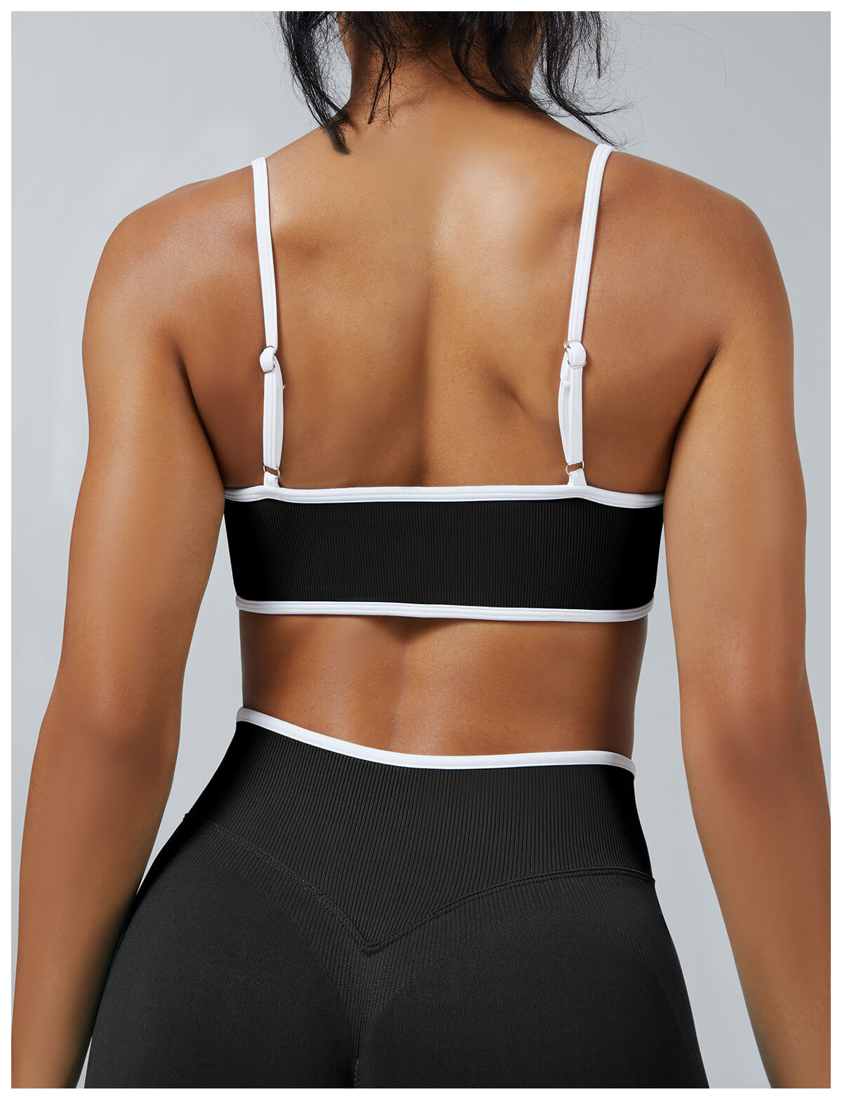 Custom Seamless Sports Bra - Removable Pads Adjustable Straps