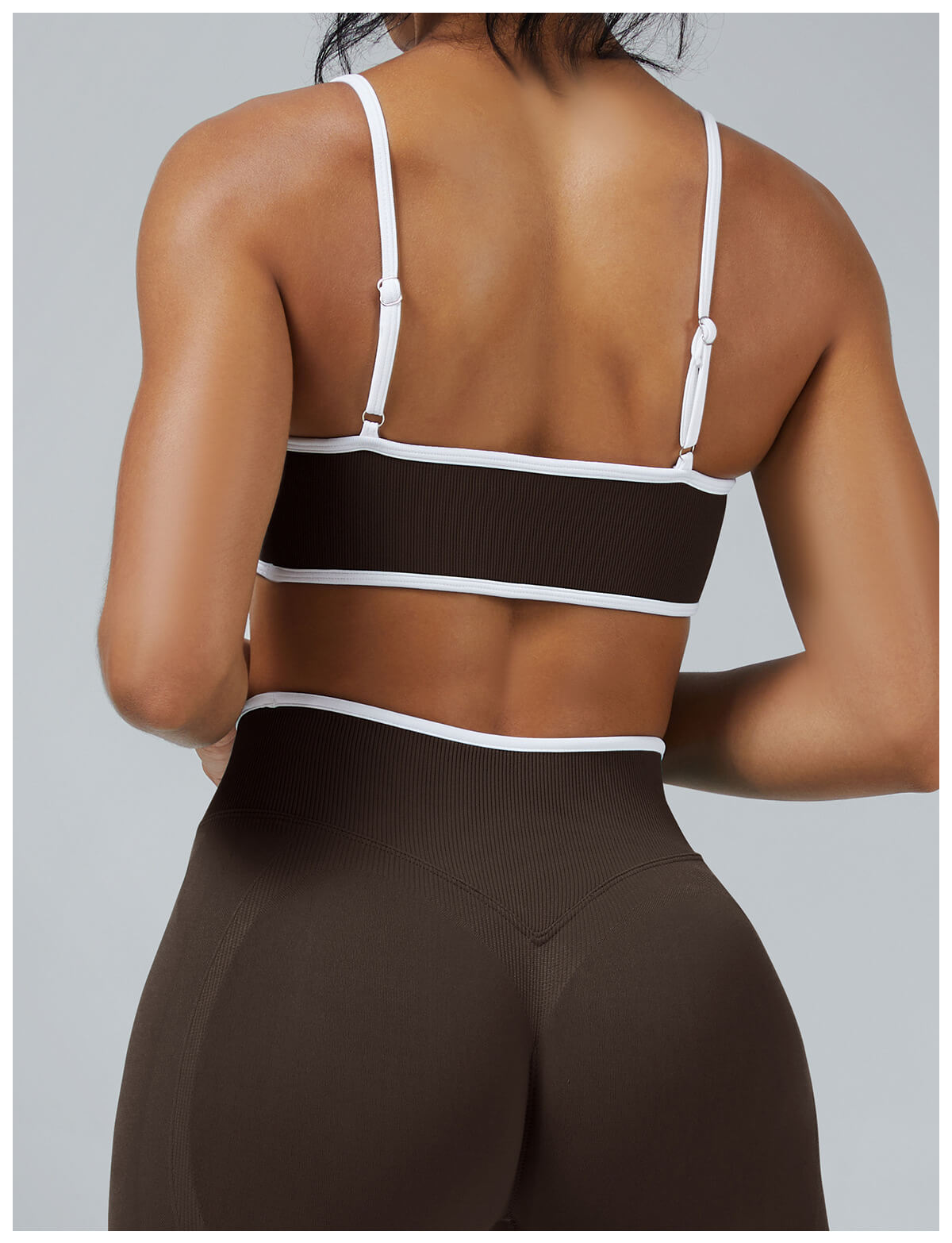 Custom Seamless Sports Bra - Removable Pads Adjustable Straps