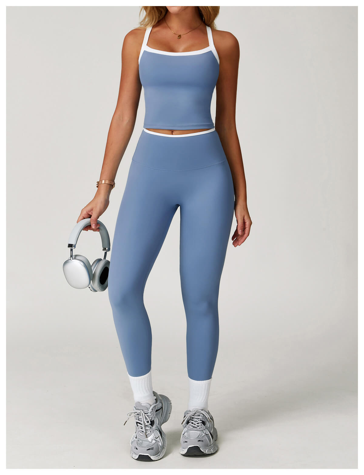 Custom Color Block Tank Tops - Removable Pads | InnoExplore
