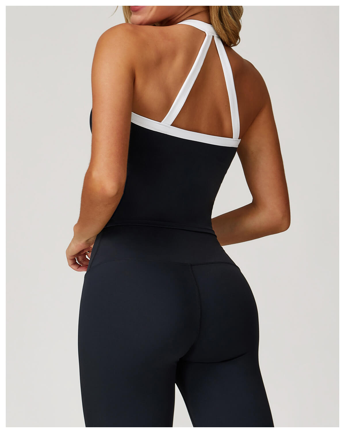 Custom Color Block Tank Tops - Removable Pads | InnoExplore
